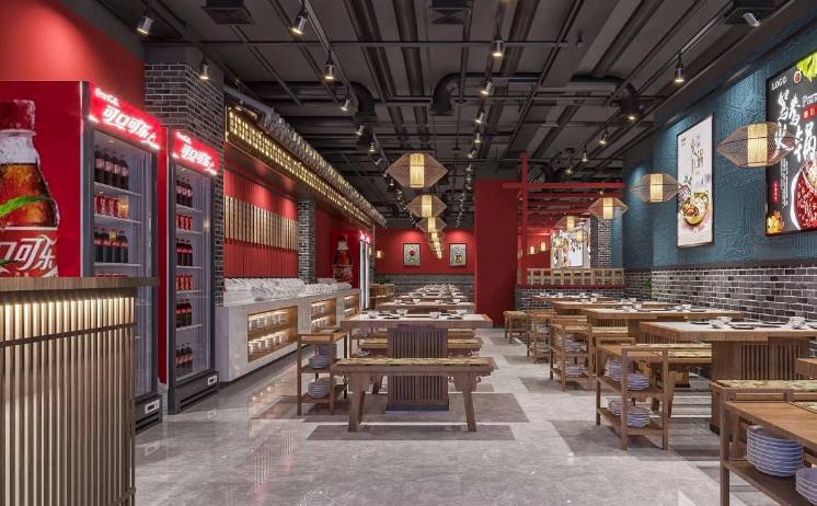 火鍋店餐廳設(shè)計效果.jpg